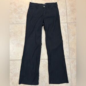 NYDJ Linen Blend Tousers Pants Black Size 00
